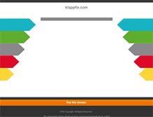 Tablet Screenshot of klappfix.com
